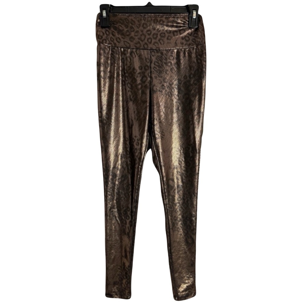 🔵 5 for $25 WILD FABLE women’s metallic brown/gold leopard print leggings